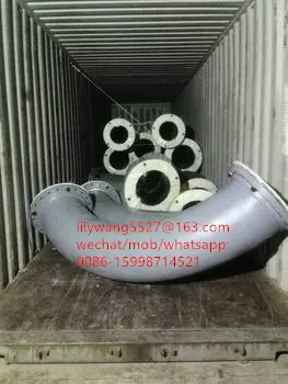 Uhmwpe HDPE lót ống thép với mạ kẽm Amme b16.5 WN mặt bích trên cả hai đầu