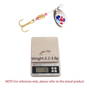 Byloo Marque privée de qualité supérieure Oem Odm Leurre de pêche à la cuillère en métal coulant personnalisé 5.5cm 3.2g Appâts à <span class=keywords><strong>vendre</strong></span> - Product Image 4
