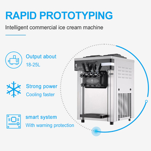 Nhà Máy Giá 25L/hr mềm phục vụ máy làm kem cho siêu thị cửa hàng tráng miệng 3 hương vị sữa nước thành phần QATAR thiết kế - Product Image 3