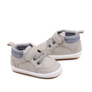 Baby Girl and Boy Shoes Soft Pu Anti-<b>slip</b> Sole Casual Style Baby Prewalker Classical Walking Shoes - Product Image 6