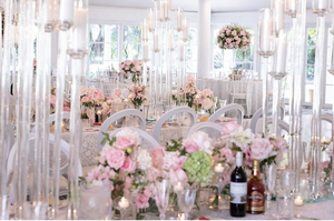 <span class=keywords><strong>Centrotavola</strong></span> in <span class=keywords><strong>cristallo</strong></span> per candelabri da sposa con decorazioni Vintage a 10 bracci all'ingrosso - Product Image 2