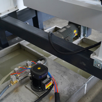 Machine de perçage et de fraisage de verre CNC verticale avec magasin d'outils 7+4