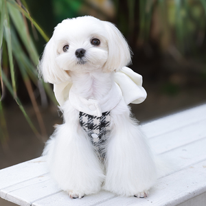 Vêtements de Noël pour animaux de compagnie à <span class=keywords><strong>prix</strong></span> abordable, style princesse mignon avec nœud, pour <span class=keywords><strong>Chihuahua</strong></span>, Papillon, chat, chien, pour mariage, fête, anniversaire, festival - Product Image 4