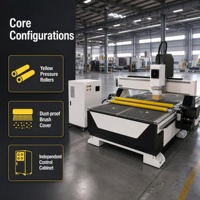 Nouveau modèle Grandio CNC GD-1325 1300x2500mm 3d gravure sur bois 4 axes CNC routeur Machine