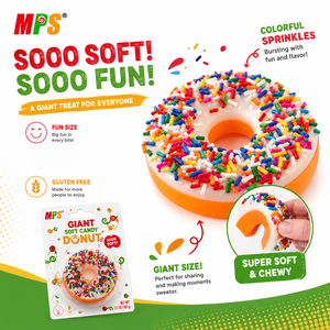 For MPS Oem Factory Manufacturers Wholesale High Quality Super <strong>Big</strong> Giant <strong>Sweet</strong> Fruit Flavored Donut Shape <strong>Sweets</strong> Packaged in <strong>Bag</strong> - Product Image 2