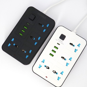 Tùy Chỉnh 4-Trong-1 Đa Chức Năng Tiêu Chuẩn Máy Tính Để Bàn Điện Dải 3 Cổng USB 1 Loại C Mở Rộng Anh Chúng Tôi Phổ Power Dải - Product Image 6