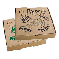 Boîte à pizza pliable en carton ondulé de 12 pouces, réutilisable, avec impression personnalisée et logo sur mesure, vente en gros