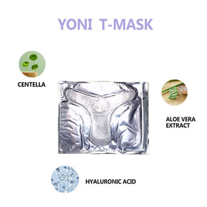 OEM ODM vendita calda maschera per la cura intima della <span class=keywords><strong>donna</strong></span> maschera idratante schiarente a forma di T maschera lenitiva Yoni - Product Image 3