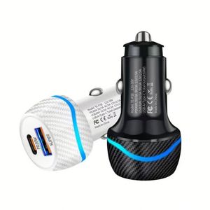Chargeur de téléphone universel pour voiture 60W, nouvelle génération, PD30W, charge super rapide, USB30W, double port de sortie pour une charge rapide simultanée - Product Image 1