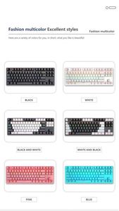 High Quality 87 <b>Keys</b> Anti-Ghost Mechanical Keyboard Waterproof Colorful LED Backlit Full Metal <b>Panel</b> for PC Gaming Laptop USB - Product Image 5