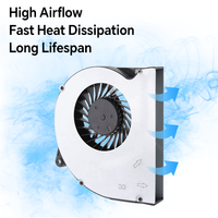Ventilateur de refroidissement CPU CR70 Modèle 7745G avec roulement à billes LED noir 90x90x25mm Dissipateur thermique en plastique pour processeur