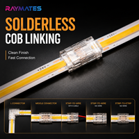 Esnek 12V COB LED Şerit Işık 480LED/m 6000K Sıcak Beyaz Yüksek CRI 90 Noktasız Lineer Aydınlatma TV Arka Işığı Tavan için