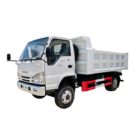Camion benne basculante Isuzu 4x2 léger pour le transport de déchets et de matériaux de construction