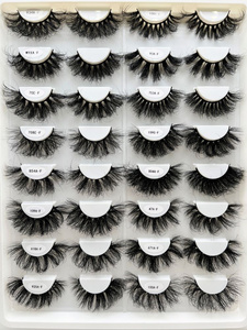 2026 Wholesale for 3D Mink Fur Vegan False <strong>Eyelashes</strong> Shandong Lashes Extra Long 25mm Dramatic Black Full Strip <strong>Eyelashes</strong> - Product Image 5