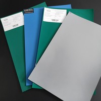 Tapis de table électroconducteurs en caoutchouc ESD vert Leenol pour table de travail, vente en gros