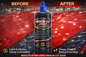 GRAPHONEX MEDIUM CUT 2500 Pâte à polir à l'oxyde d'aluminium 1000ml Correction professionnelle de la peinture pour rayures légères et tourbillons - Product Image 5