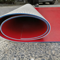 Rouleaux de revêtement de sol PVC ignifuge Runsure pour salle de danse, substrat de sol en bois durable, vente chaude au Vietnam, prix de gros usine