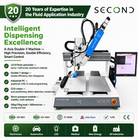 Robot distributeur de colle automatique CNC de bureau intelligent à 4 axes, double axe Y, avec contrôle par PC et vision CCD, certifié CE (2ème génération)