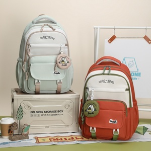 Zaino Scolastico 2026 Nuovo Modello - Resistente all'Acqua, Grande Capacità, in NYLON, <span class=keywords><strong>per</strong></span> Studenti di <span class=keywords><strong>Scuola</strong></span> <span class=keywords><strong>Media</strong></span> e Superiore - Product Image 2