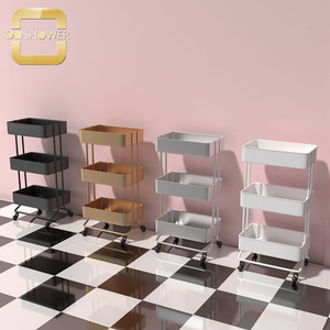 Chariot à roulettes pneumatique Chariot de salon de beauté Chariot de meubles d'usine pour salle de thérapie Chariot d'esthéticiennes - Product Image 5