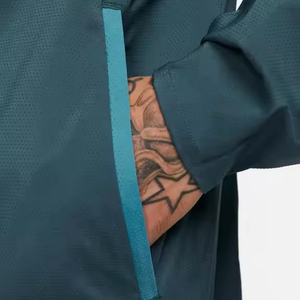 Veste coupe-vent personnalisée à fermeture éclair intégrale pour homme, veste de sport d'extérieur à capuche, toute nouvelle veste coupe-vent imperméable à capuche, vestes pour homme - Product Image 6