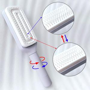 <span class=keywords><strong>Brosse</strong></span> <span class=keywords><strong>à</strong></span> <span class=keywords><strong>cheveux</strong></span> rétractable <span class=keywords><strong>autonettoyante</strong></span> avec poils en nylon <span class=keywords><strong>Brosse</strong></span> <span class=keywords><strong>à</strong></span> <span class=keywords><strong>cheveux</strong></span> démêlante pour usage domestique avec fonctions de massage par évent - Product Image 1