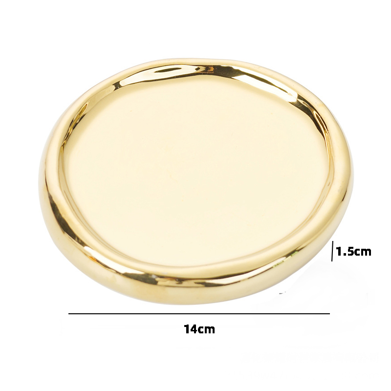 Piatto Rotondo Dorato