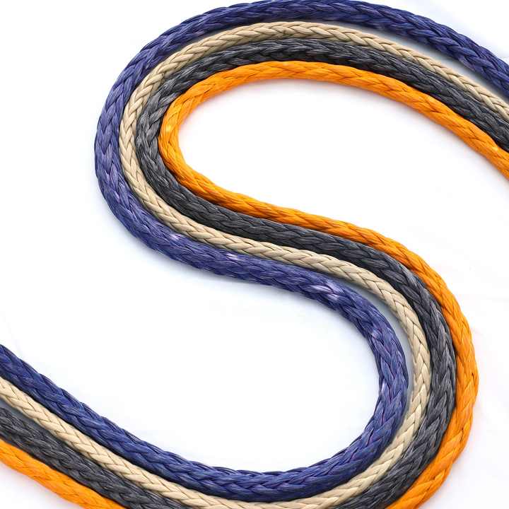 FBR 12 Strands Synthetic Fiber Dyneemas Rope for Marine