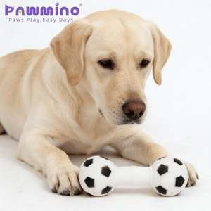 Juguete para perros hecho de goma suave que chilla, duradero para masticar, para la dentición de cachorros y cuidado dental. - Product Image 5