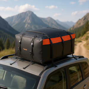 Sac de transport de toit pour voiture Vevor, 23 pieds cubes, PVC 840D imperméable, avec serrure et tapis antidérapant, pour tous les véhicules - Product Image 2