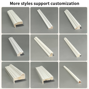 Moulures décoratives en <span class=keywords><strong>bois</strong></span> sur mesure, blanc apprêté, pour corniche, <span class=keywords><strong>plinthe</strong></span>, coin et cadre de porte - Vente en gros - Product Image 6