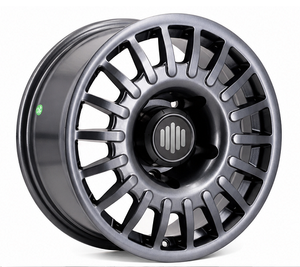 데오네오 플로우 딥 디쉬 휠 <span class=keywords><strong>16</strong></span>인치 ET 10 PCD 139.7mm 건 그레이 머신 알루미늄 신형 캐스팅 휠 - Product Image 1