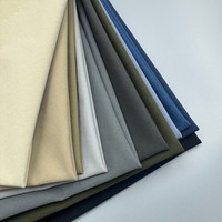 Tela Tejida Elástica Impermeable de Doble Cadena 160D 185GSM, 90% Nailon 10% Elastano, para Pantalones Casuales, Shorts y Cortavientos