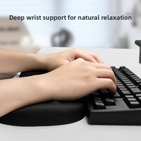 Support de clavier mécanique, repose-poignet pour ordinateur de bureau, repose-poignet en mousse à mémoire de forme, tapis de souris ergonomique en gros