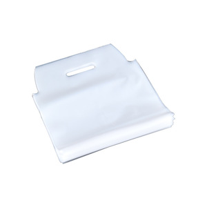 Sacs cabas jetables en plastique gaufré haute transparence, pour emballage de boissons à une ou deux tasses, étanches et de qualité alimentaire - Product Image 1