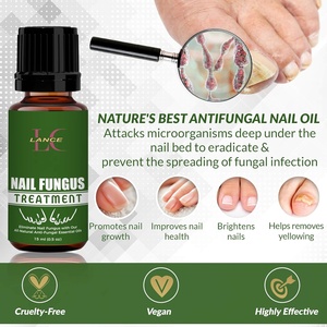 Lance Marque privée Soins de la peau des pieds <span class=keywords><strong>Huile</strong></span> de traitement des ongles des orteils Réparateur Ongles sains et clairs <span class=keywords><strong>Huile</strong></span> fongique des ongles d'<span class=keywords><strong>arbre</strong></span> à thé naturelle - Product Image 2