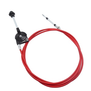 Offroad 30" Long 3" Throw No. 3 Push-Pull Throttle Cable With Double Clip Style Mounts - Off-Road