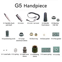 Livraison Gratuite Japon G5 Micromoteur Professionnel pour Ongles 28000RPM Faible Bruit Super UP200 Ponceuse Électrique Certifiée CE Machine de Manucure
