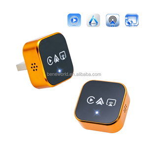กล่องเชื่อมต่อไร้สาย Carplay ระดับพรีเมียมจากโรงงาน OEM แบบ 4-in-1 ระบบ Linux รองรับ WiFi 2.4G/5G Android Auto <span class=keywords><strong>Airplay</strong></span> Miracast Mirroring Bluetooth 5.4 - Product Image 2