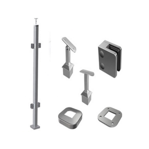 Ringhiera in vetro in acciaio inossidabile staffe da esterno fai da te <span class=keywords><strong>per</strong></span> <span class=keywords><strong>Plexiglass</strong></span> corrimano <span class=keywords><strong>per</strong></span> scale appartamenti case coloniche camere da letto - Product Image 4