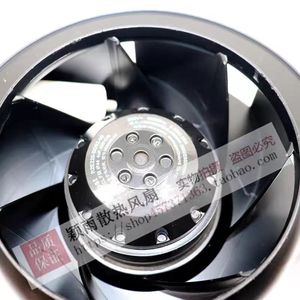 พัดลมแบบแรงเหวี่ยง R2E225-BD92-12 มอเตอร์ 230V AC 1500 รอบต่อนาที ผลิตในเยอรมนี ติดตั้งบนเพดาน ใบพัดพลาสติกสีดำ - Product Image 4