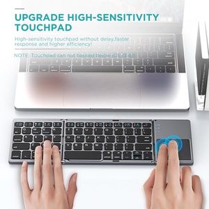 <span class=keywords><strong>Teclado</strong></span> Plegable Ultra Delgado con 64 Teclas de Tipo Tijera, Panel Táctil, Inalámbrico, Recargable y Portátil <span class=keywords><strong>para</strong></span> Tablet y Laptop - Product Image 6