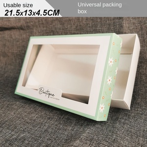 Phụ Nữ Đồ Lót Bao Bì Hộp Tái Chế Vật Liệu Cửa Sổ Trong Suốt Từ Đóng Cửa Tùy Chỉnh Kích Thước Gấp Dập 4/5 - Product Image 4