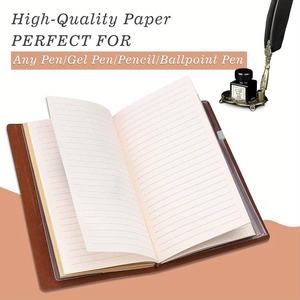 Leather-Look Journal Husband-Cuaderno de regalo romántico de 140 páginas con diseño floral y mensajes sinceros, Día de San Valentín, - Product Image 4