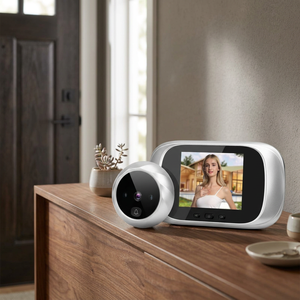 Factory OEM New <b>Wired</b> Doorbell Peephole <b>Camera</b> Modern Battery Powered Electronic Video Viewer ABS Plastic Easy Installation 1 - Product Image 3