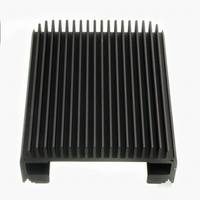 Dissipateurs thermiques en extrusion d'aluminium avec revêtement en poudre céramique bonne solution thermique dissipateurs thermiques pour carte électronique de circuit imprimé