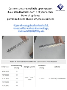 Perfil de Esquina Perforado de Acero Galvanizado <span class=keywords><strong>para</strong></span> Protección de Esquinas de Paredes y Pladur - Product Image 2
