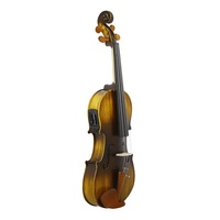 Violon Électro-Acoustique Mat Astonvilla AV-E310 4/4 Professionnel avec Égaliseur, Accessoires en Bois de Jujube et Étui – Prix de Gros