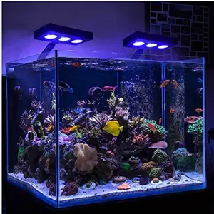 ไฟ LED แนวปะการังแบบหรี่แสงได้30W ของ Morden ไฟ LED สเปกตรัมเต็มรูปแบบไฟสำหรับตู้ปลาควบคุมแบบสัมผัส