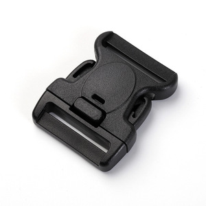 Plastic Snap Buckle 38mm Adjustable Black For <b>Backpack</b> Bag <b>Straps</b> DIY Accessories - Product Image 3